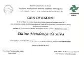 Advogada Elaine Mendonça Certificado de Pós-Graduação Latu Sensu de Direito Previdenciário